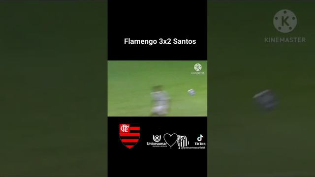 FLAMENGO 3X2 SANTOS #flamengo