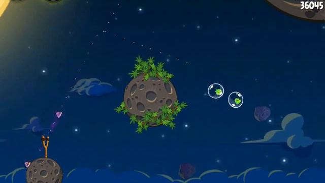 Angry Birds Space gameplay смотреть онлайн