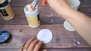 Подсвечник в осеннем стиле/декор подсвечника из гипса своими руками