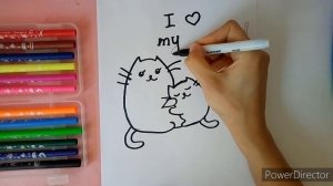 Как нарисовать красивую открытку для мамы?