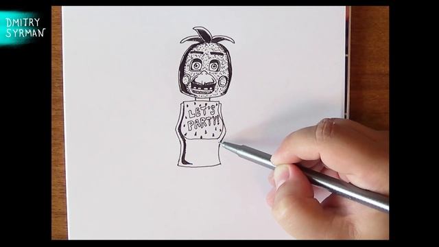 How to draw Toy Chica, FNAF, Как нарисовать Той Чику, ФНАФ смотреть онлайн