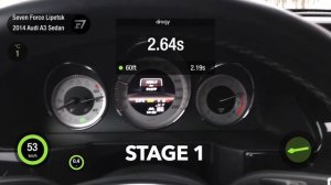 Mercedes GLK 300 Stage 1 Разгон 0-100