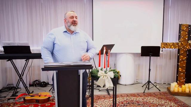 Адвент. Четвертая свеча. "Событие вселенского масштаба" | Вячеслав Гринь смотреть онлайн