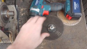 аккумуляторная болгарка своими руками за 5 минут)))