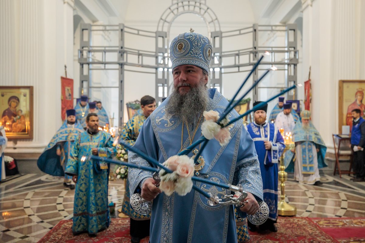 Архиерейское Богослужение в престольный праздник храма Успения Пресвятой Богородицы на ВИЗе.28.08.23
