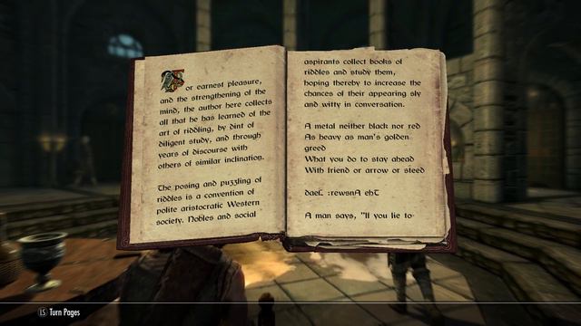 Yellow Book of Riddles | Skyrim Library смотреть онлайн