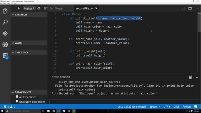 Python Beginner Tutorial 11 For Absolute Beginners - (Sub-Classing)