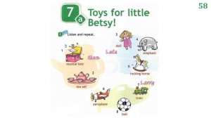 Spotlight 3 Аудио стр. 58/Тренажер для запоминания/Тема Игрушки для  Бетси! /Toys for little Betsy!