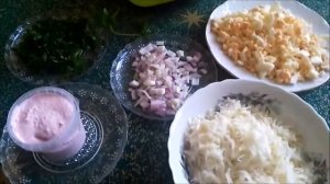 Салат с тунцом и икрой трески  04 01 2020  СВЕТЛАНА Ш