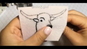 Брошь Бык или Телец. Часть 1. Brooch embroidery Bull Taurus Part 1