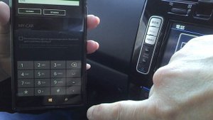 Сопряжение телефона по блютуз Nissan Leaf.
