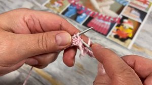 Узоры спицами. Вертикальные цепочки. Knitting patterns. Vertical chains.