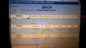 Показания датчиков Ауди А6 С5 (2)
