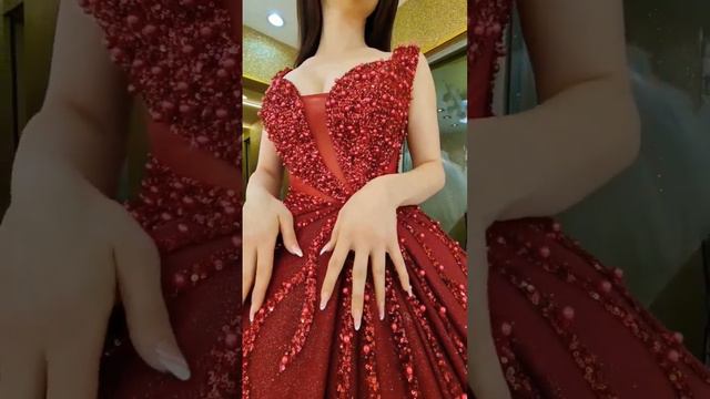 Stunning heavy embroidery work designer dress #shortsvideo #viral !!