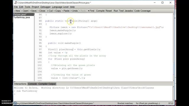 Arrays and Tracing Dr. Java смотреть онлайн