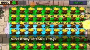 The Ultimate Torchwood !!! Plants vs Zombies IOS/Android Last Stand Pool 5 Flags