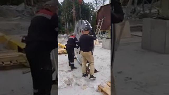 Монтаж канатного станка SHENG DA смотреть онлайн