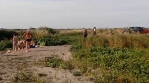 Самое популярное место летом. Река - пляж в Карай-Пущино.