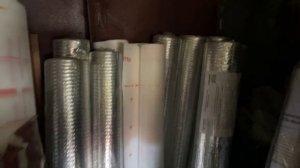 Пароизоляционная пленка для кровли и каркасных стен! Fakro Termofol 90 Al #пароизоляция #кровля