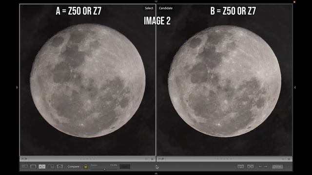 Nikon Z50 VS D750 & Z7 | Crop Sensor VS Full Frame | Astrophotography смотреть онлайн