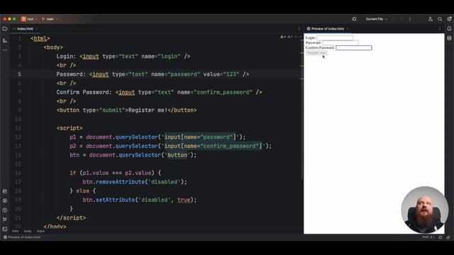 События ввода с использованием клавиатуры в JavaScript — Программирование для начинающих смотреть онлайн