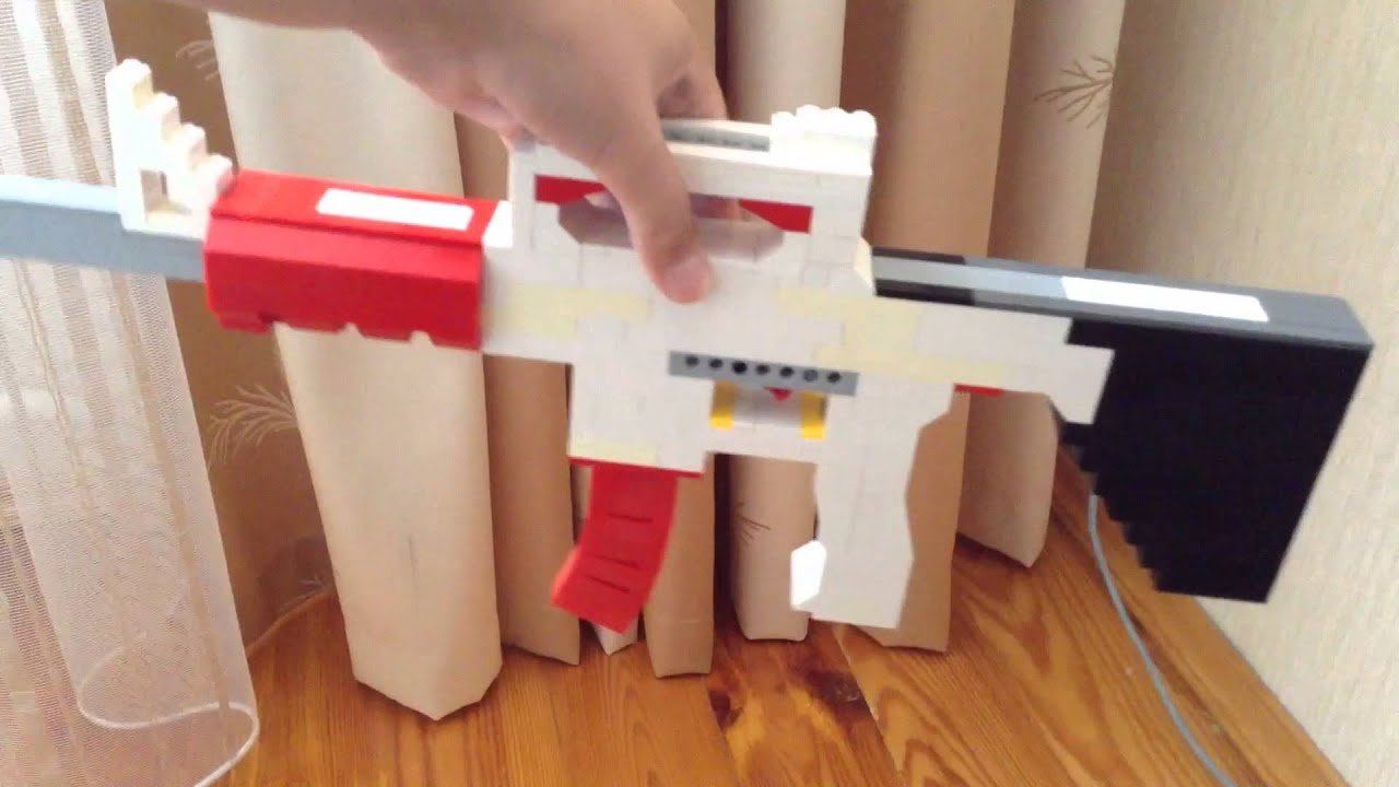 M4a1 из Lego (не СТРЕЛЯЕТ деталями)