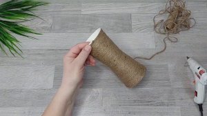 💥СУПЕР ИДЕЯ💥 из БУМАЖНЫХ СТАКАНОВ и ДЖУТА. Поделки из джута. Поделки своими руками.Diy jute crafts