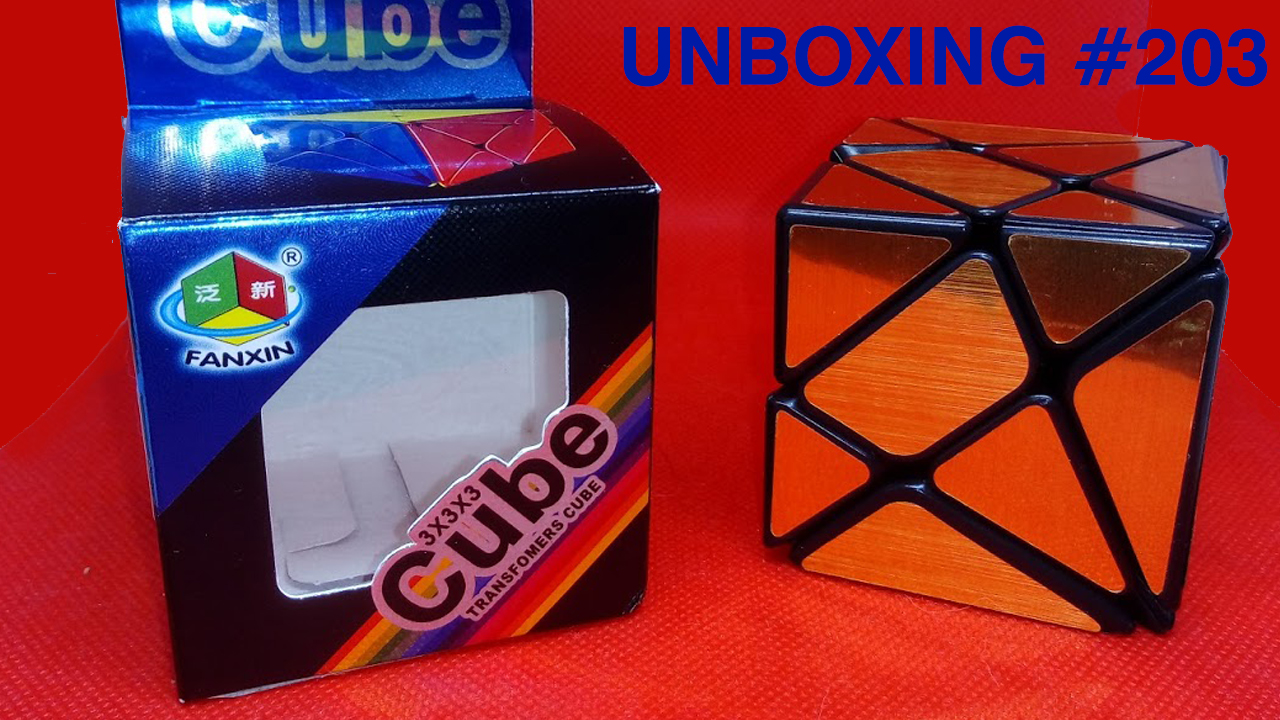 Unboxing №203 FanXin Transformers Cube | Mirror Axis Cube. Обзор