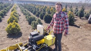 Обзор от производителя российской выкопочной машины AGROEUREKA | Аналог Holmac, FORTRESS, pazzaglia|