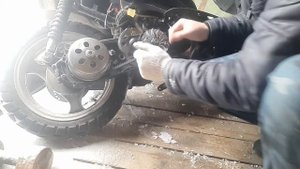 @Volcan150 мопед Установка механизма кик-стартера