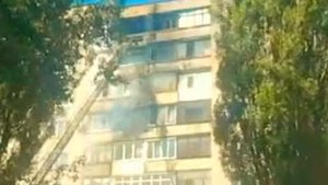 Пожар в Красном Луче