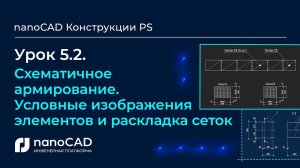 Схематичное армирование. Условные изображения элементов и раскладка сеток