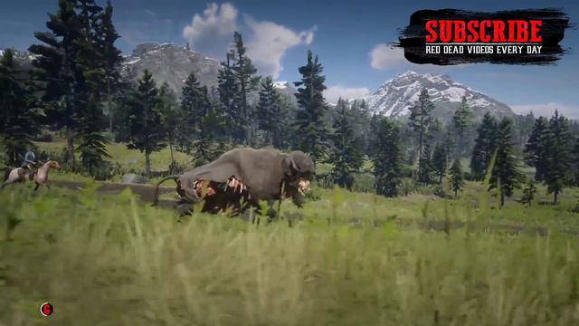 Playing as DEAD BISON in Red Dead Redemption 2 PC смотреть онлайн
