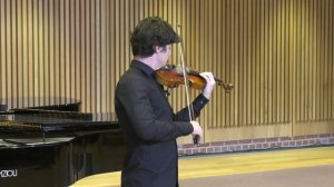 Gabriel Welton playing 'Gypsy Airs' by Sarasate on violin - B19C2-08