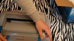 SAMSUNG ML-2160 (распаковка обзор)