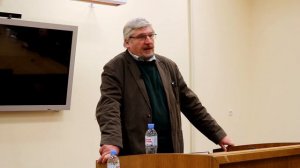 С.В. Савельев с докладом "Социальная эволюция мозга" часть I