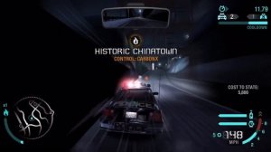 Need for Speed Carbon Police Civic Cruiser Police Chase on AI mode