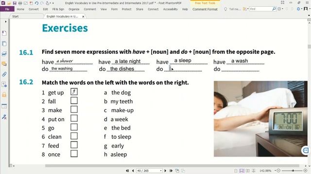 Unit 16 English Vocabulary in Use pre-intermediate and intermediate book with answers
