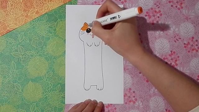 Как сделать ЗАКЛАДКУ для книги КОТИКА СВОИМИ РУКАМИ/1090/How to bookmark A CAT WITH your OWN HANDS