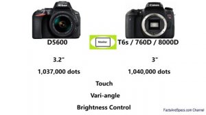 Nikon D5600 vs Canon EOS 760D / Rebel T6s