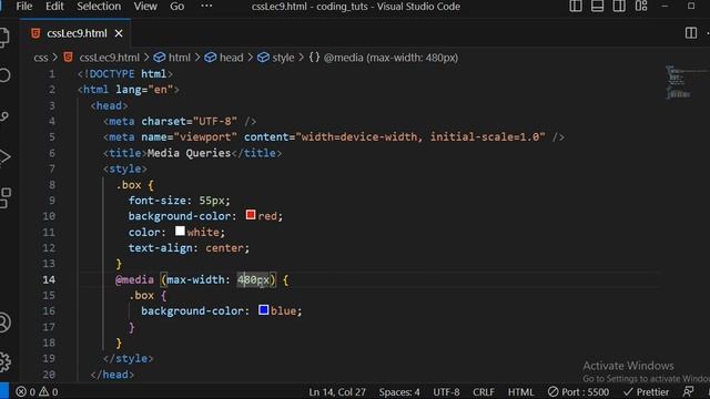 Lecture-9 CSS: Media Queries: Responsive Web Design with Adaptive Styling
