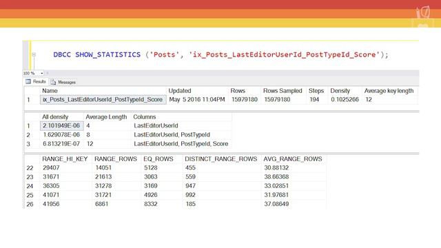 Statistics 05 - Multi-Column Stats