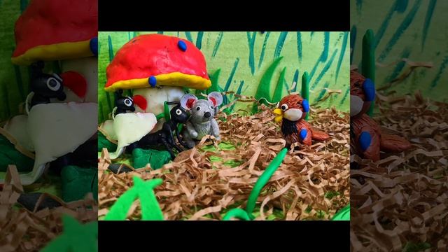 В.Сутеев Под грибом. смотреть онлайн