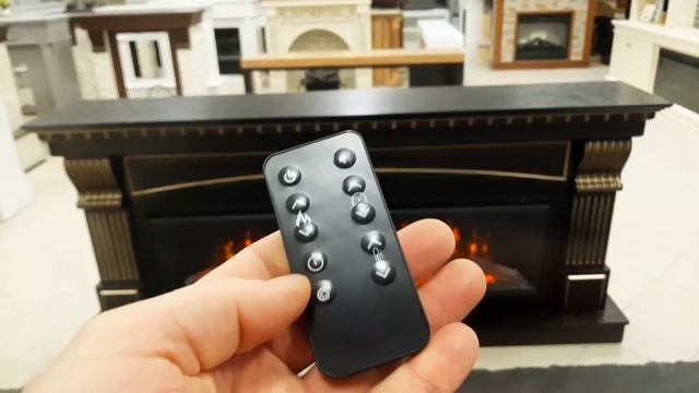 Бельгия Люкс (чёрный дуб с золотой патиной) Очаг 60 дюймов. Габариты (ШxВxГ)2000x900x370 мм смотреть онлайн