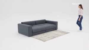 Обзор дизайна MOON 007 (прямой диван с механизмом еврокнижка)