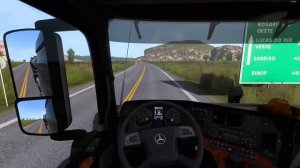 VIAJANDO COM O ACTROS NA BARRIGA DE AÇO l ETS2 VIDA REAL