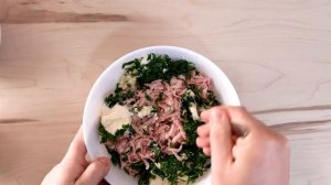 Рулет из лаваша с чесноком, сыром. #5