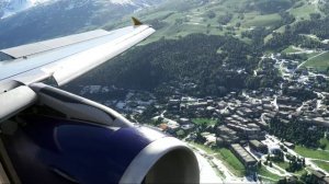 4K | Microsoft Flight Simulator 2020 | ULTRA REALISM | A320 | Scenic Landing At Samedan Airport