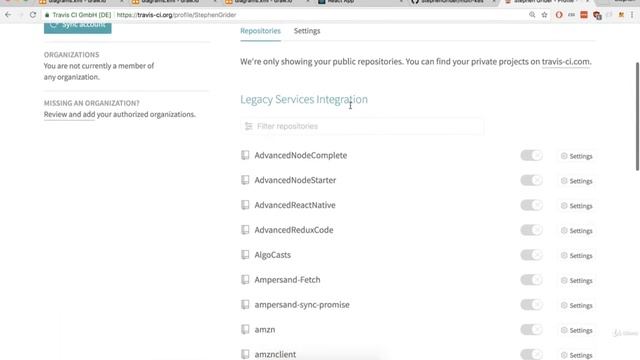 211 Kubernetes  Linking the Github Repo to Travis