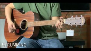 FENDER CC-60S ALL MAHOGANY Sound Test (No Effect!)